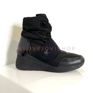 Athleisure | Michael Kors Shay Sneaker Boot "Blacked Out" Nylon | Winter Utility